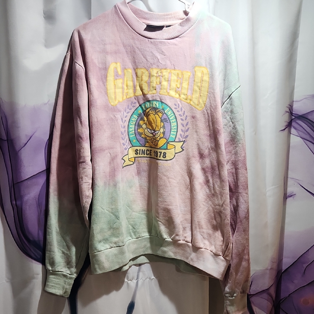 Garfield Tie-Dye Sweatshirt